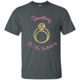 Sweating For The Wedding Engagement Ring T-Shirt_Navy