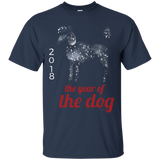 2018 Year Of The Dog Chinese New Year Dog Tshirt_black=