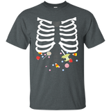 Glow In The Dark Halloween Candy Ribs Graphic Tee_black=