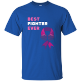 Best Fighter Ever Fight Breast Cancer Pink Shirt_black=