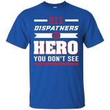 911 Dispatchers The Hero You Dont See T-shirt_black