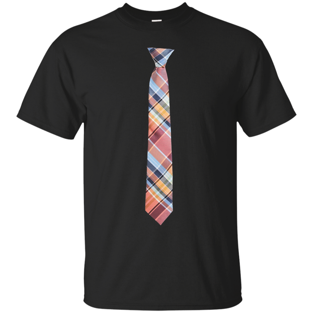 Necktie Dress T-Shirt for Weddings, Prom, Office, Receptions_Black