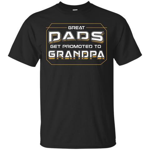 Great Dads Get Promoted To Grandpa - Coolest Grandpa Shirt_black=