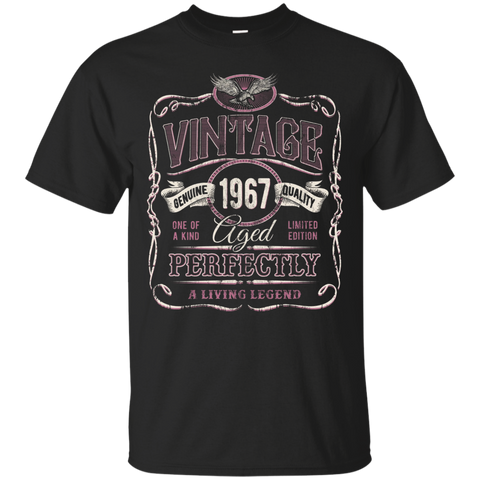 Vintage Premium Made In 1967 Women's T-Shirt 50th Birthday_Black