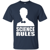 Science Rules Funny Shirt Science T Shirt For Scientists_Black
