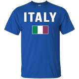 Italy T-shirt Italian National Country Flag Tee Italia