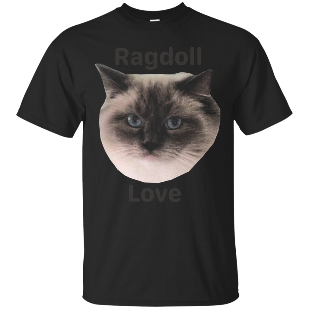 Ragdoll Love Cat Breed T-Shirt_Black