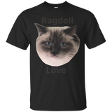 Ragdoll Love Cat Breed T-Shirt_Black