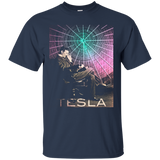 NIKOLA TESLA Inventor AC Electricity Inspiring Science Shirt_Black