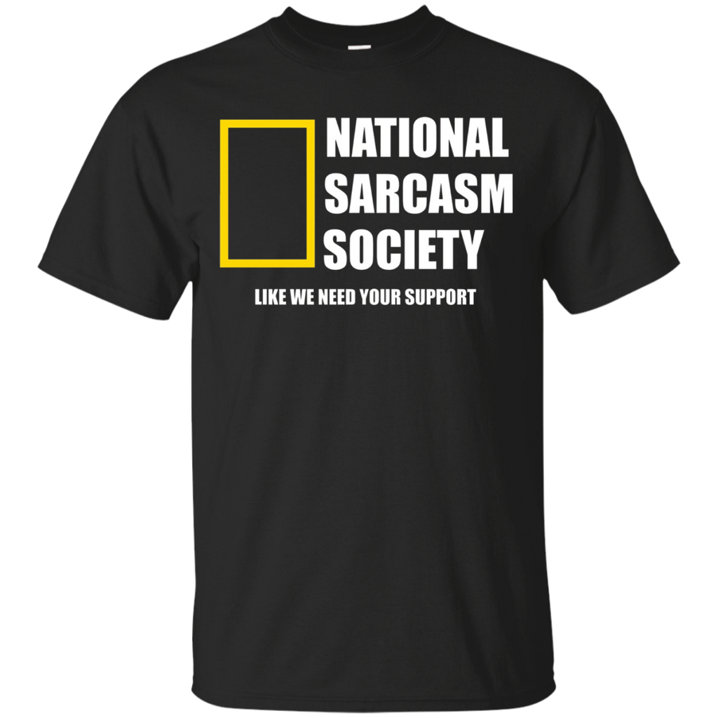 National Sarcasm Society Tshirt_Black
