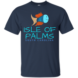 Isle Of Palms T-shirt, South Carolina Fun Fish T-shirt_black=