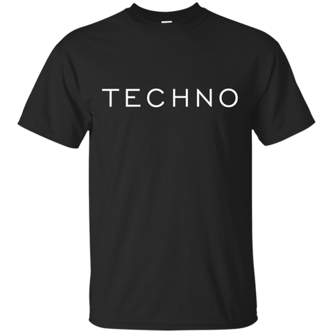 Techno T-Shirt DJ Music Lover Tee_Black