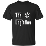 The Dogfather T Shirt Best Dog Dad Best Dog Father Dog Dad_Black