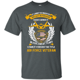 Air Force Veteran T-shirt. Legend T-shirt For Veteran_black