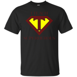 Funny Teacher T-shirt I Teach Superheroes_black=