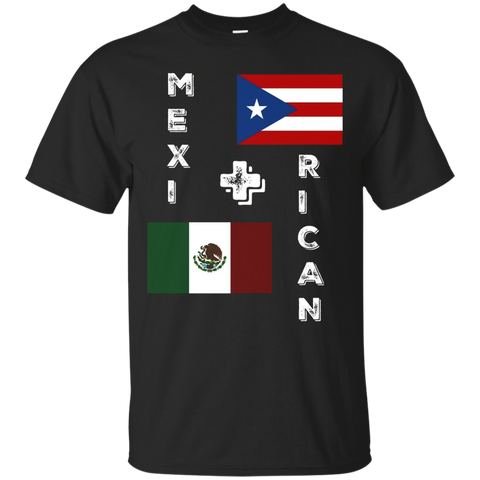 Mexirican Mexican Puerto Rican Mix Race Biracial T Shirt_black=