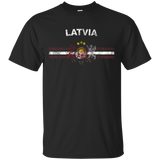 Latvian Flag Shirt - Latvian Emblem & Latvia Flag Shirt