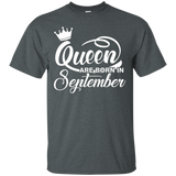 Womens Queen Are Born in September C2 Funny T-shirt_Black