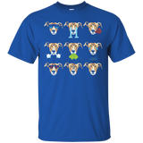 Greyhound Dog Nine Emotions Face Funny T-shirt Gift_black