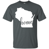 Wisconsin Home State Shirt Wi State Pride Shirt_black=