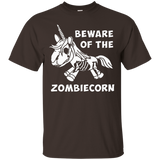 Zombie Unicorn T-shirt Halloween Beware Of The Zombiecorn_black=