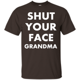 Shut Your Face Grandma Shirt_Black