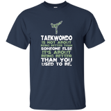 Taekwondo shirt - TAEKWONDO NOT TO BETTER THAN SOMEONE_Black