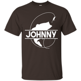 Johnny Fishing Name Pocket T-shirt First Name Monogram_black=