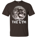 Womens Halloween Witch Off To Gym Funny T Shirt Halloween Gift_black=