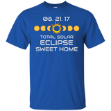 SWEET HOME OREGON Solar Eclipse Souvenir Gift T Shirt_Black