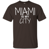 Miami Is My City Funny Miami T-Shirt_Black