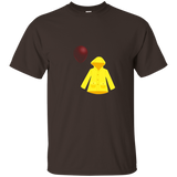 Red Balloon Horror Halloween T-shirt_Navy