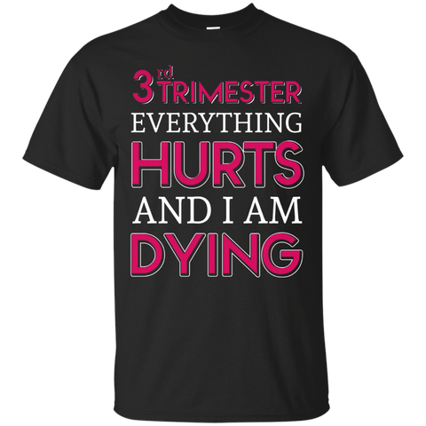 Womens 3rd Trimester Everything Hurts And I Am Dying T-shirt_black=