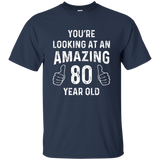 Amazing 80th Birthday Gift Funny 80 Year Old Bday Joke Shirt_black=