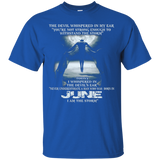 The Devil - born in JUNE - the storm - T-shirt month gif_Black