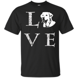 I Love My Labrador T-shirt Retriever Lover Tee_black=