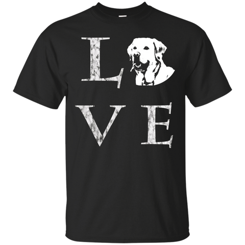 I Love My Labrador T-shirt Retriever Lover Tee_black=