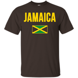 Jamaica T-shirt Jamaican National Country Flag Tee Carribean