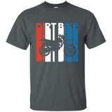 Retro RWnB Dirt Bike Silhouette T-Shirt_Black