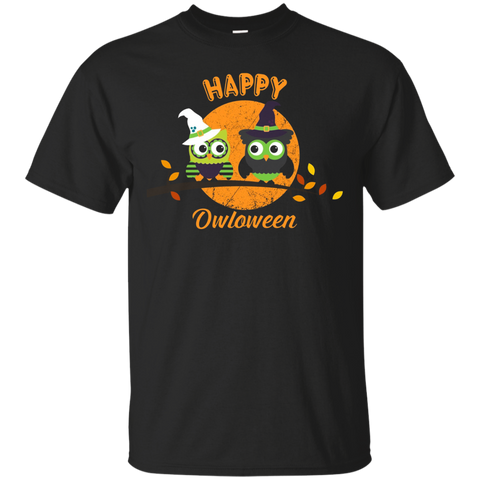 Owl Halloween Shirt_black=