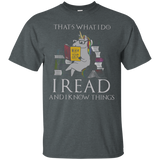 Womens That's What I Do I Read With Unicorn Design Shirt Ideas._Black