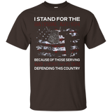 I Stand For The National Anthem Because Of Those T Shirts_black