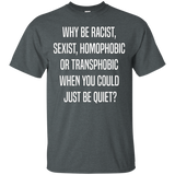 Why Be Racist T-Shirt_Black