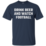 Drink Beer And Watch Football_black