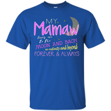 My Mamaw Loves Me to the Moon and Back Infinity T-Shirt_Black