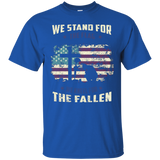 We Stand For The Flag, We Kneel For The Fallen T-shirt,_black=