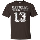 Official Teenager T Shirt - Funny 13th Birthday Girls Boys_Black