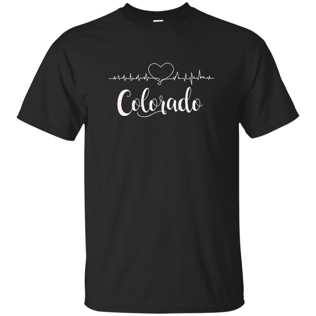 Colorado Heart Line Tshirt_black