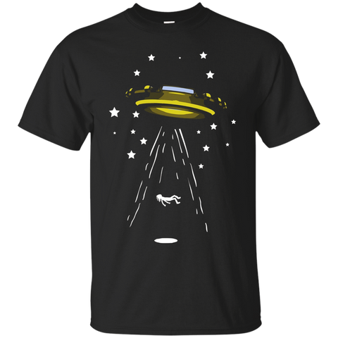 Mythical Alien Flying Saucer TShirt Evidence Paranormal_Black