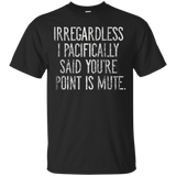 Irregardless I Pacifically Said You're Point Is Mute Tshirt
